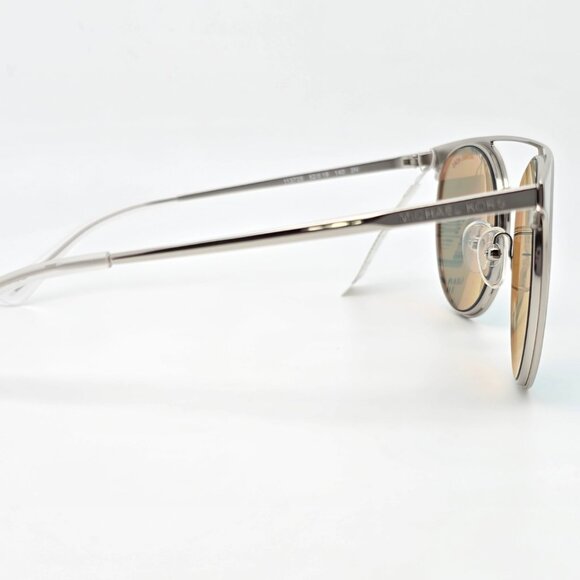 Michael Kors MK1030 113725 Grayton Silver Frame Teal Mirror Aviator Sunglasses - Picture 5 of 14
